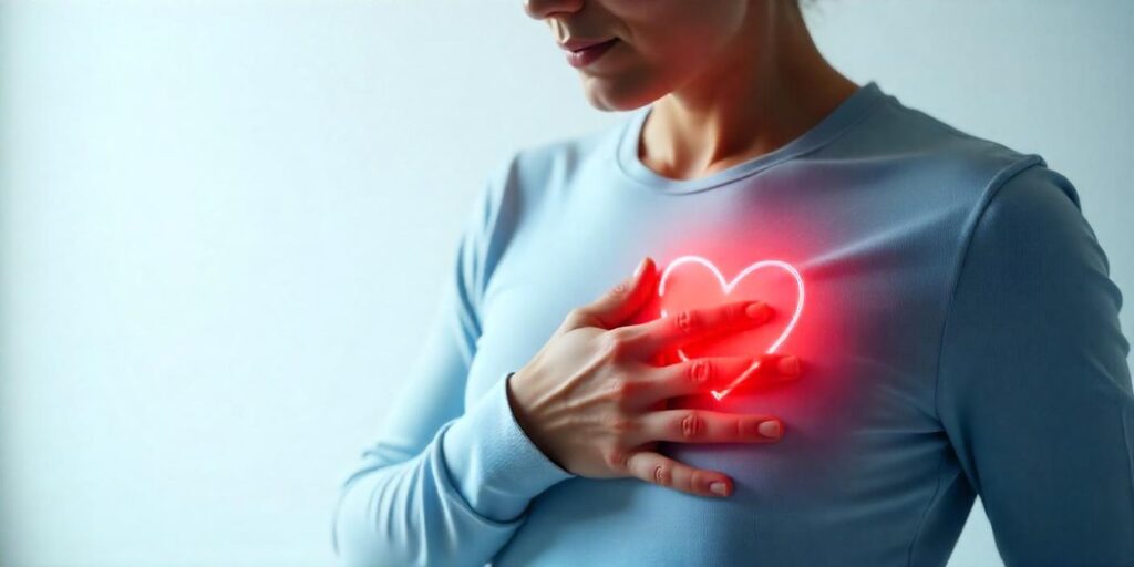 Recognising heart warning signs such as chest pain and palpitations.